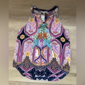 Rose & Olive Multicolor Paisley Blouse